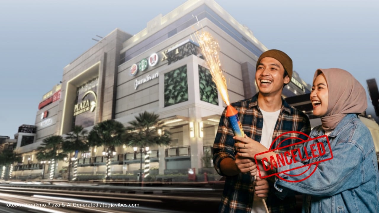 Mall Jogja tiadakan kembang api di lokasi perayaan tahun baru